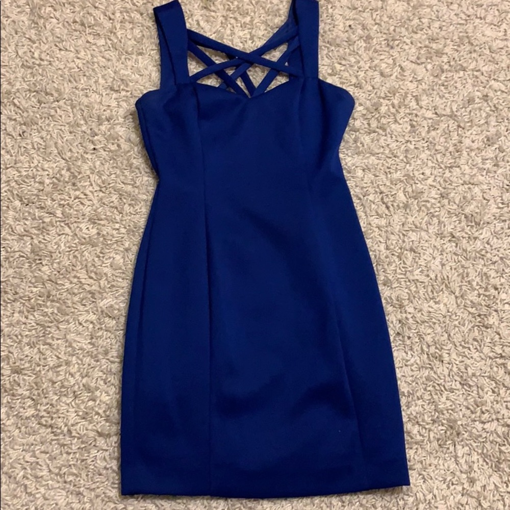 Dark royal blue dress